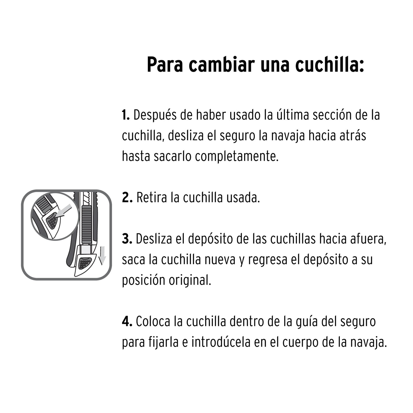 Cutter 25 mm reforzado de plástico con alma metálica, TRUPER 17904