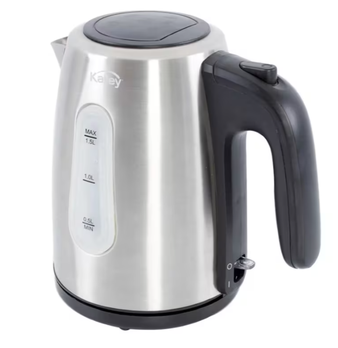 Hervidor de agua Acero KALLEY K-HA1502 1.5 Litros Plateado