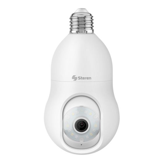 Cámara de seguridad Wi-Fi* 3 Mpx robotizada con seguidor de movimiento para socket