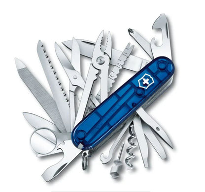 Navaja multiherramienta Victorinox Swisschamp, Azul translucido 1.6795.T2
