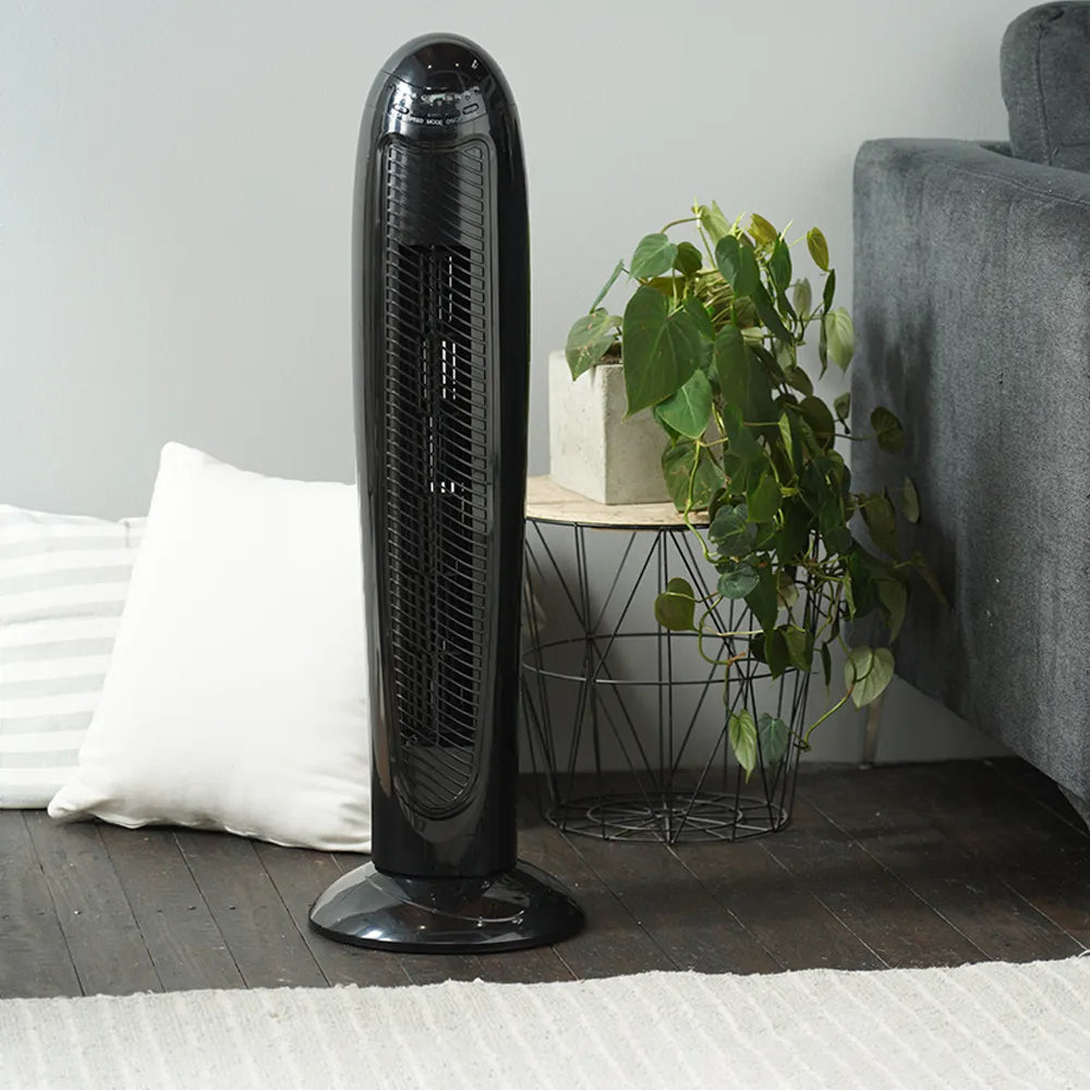 Ventilador de torre Universal con control remoto 3 velocidades negro L71150