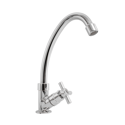 LLAVE BOCCHERINI LAVAPLATOS MESON EN ABS CROMADA MANIJA TIPO CRUCETA YW008