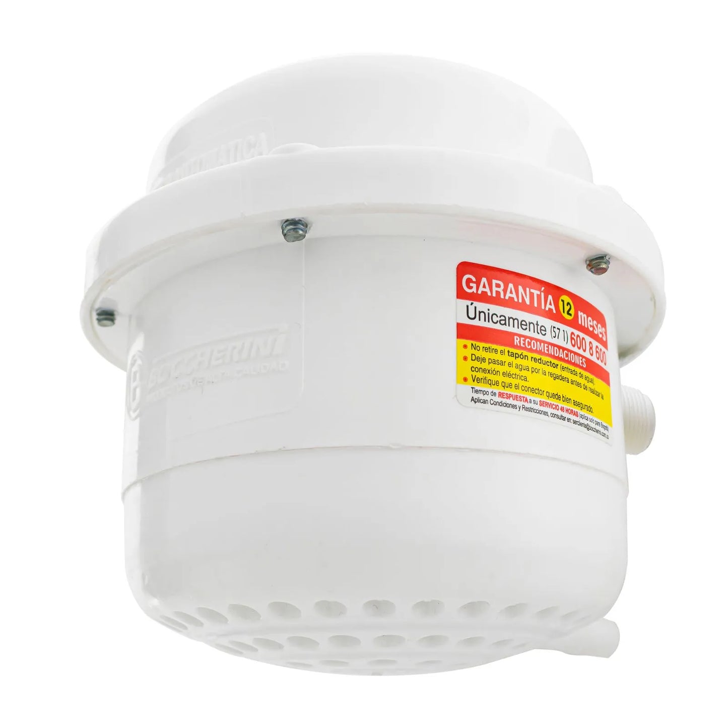 DUCHA BOCCHERINI FUSION BLANCA SIN MINIDUCHA 110 V SM-1601110