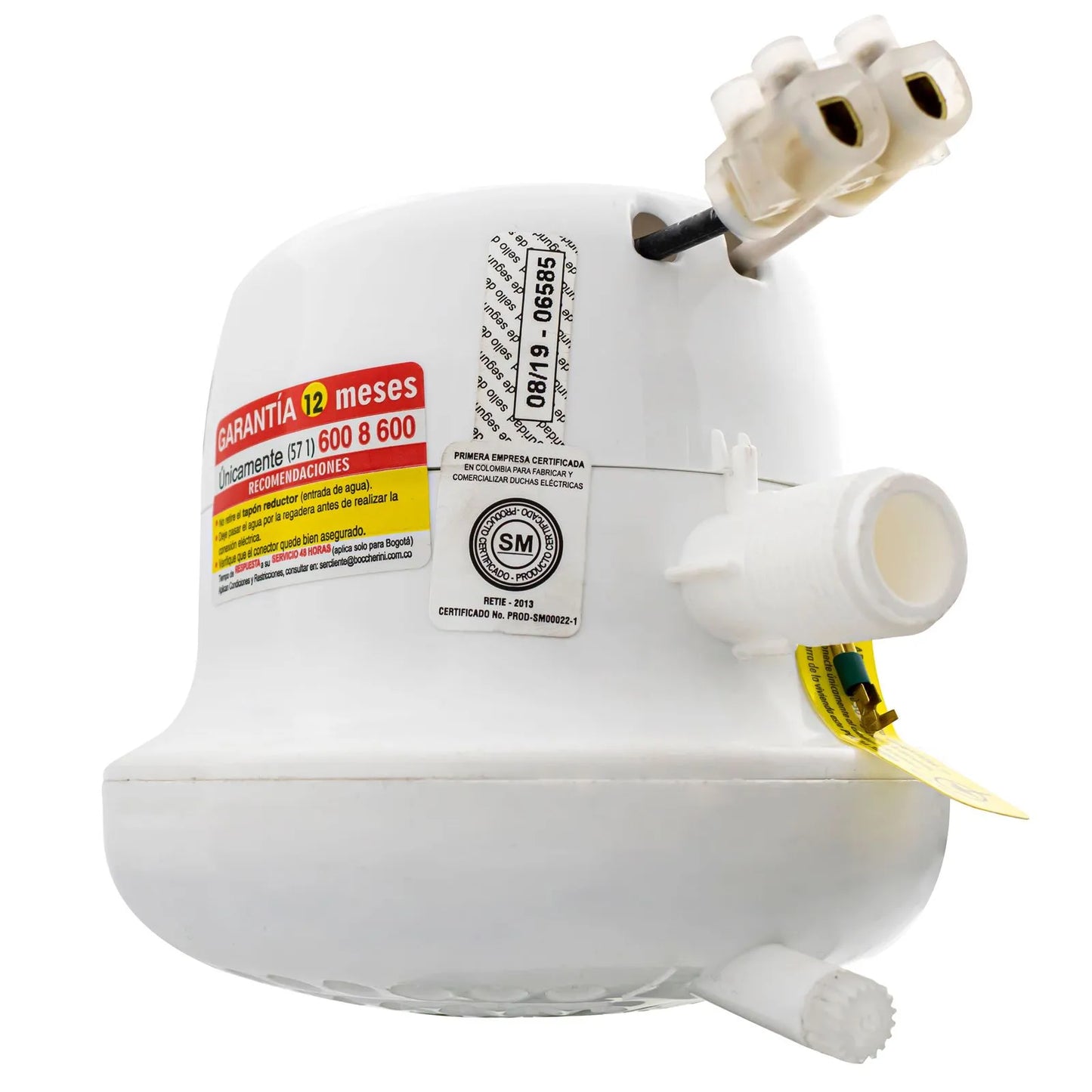 DUCHA BOCCHERINI GOLD SUPERAUTOMATICA BLANCA SIN MINIDUCHA 110V SM-2101110