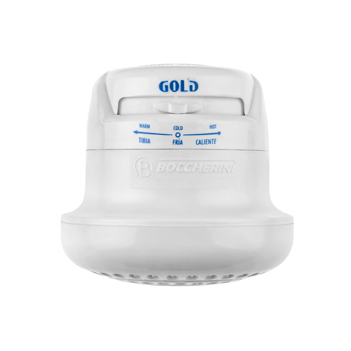 DUCHA BOCCHERINI GOLD BLANCA SIN MINIDUCHA 110V SM-1301110