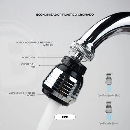EPC ECONOMIZADOR PLASTICO CROMADO BOCCHERINI