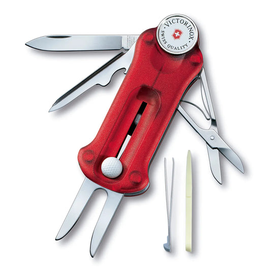Navaja Victorinox Golf tool rojo transparante Ref: 0.7052.T