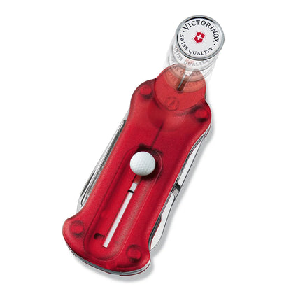 Navaja Victorinox Golf tool rojo transparante Ref: 0.7052.T
