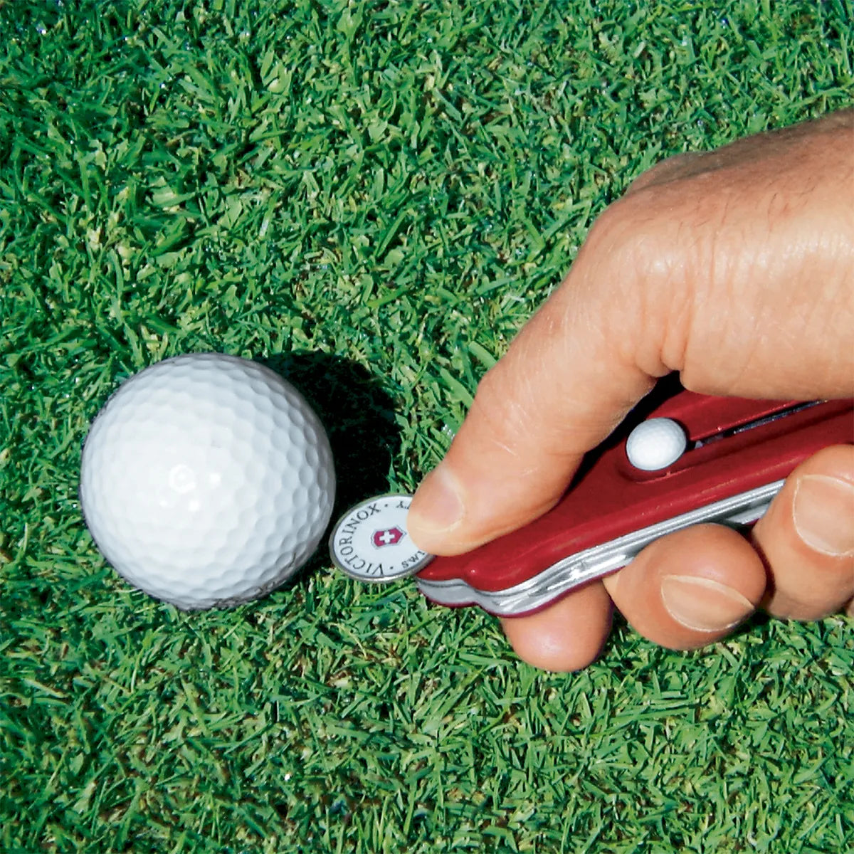 Navaja Victorinox Golf tool rojo transparante Ref: 0.7052.T