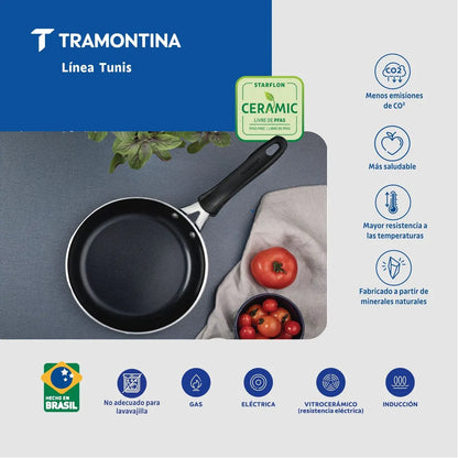Sarten azul tumis Tramontina 24cm 28720/124