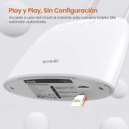 Router Wi-Fi 4G06 Acceda a una red móvil al instante solo con una tarjeta Mini SIM