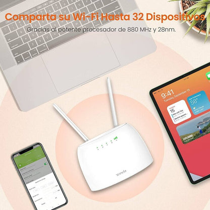 Router Wi-Fi 4G06 Acceda a una red móvil al instante solo con una tarjeta Mini SIM