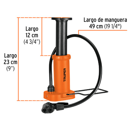 Bomba de pedal 60 PSI, TRUPER 101667