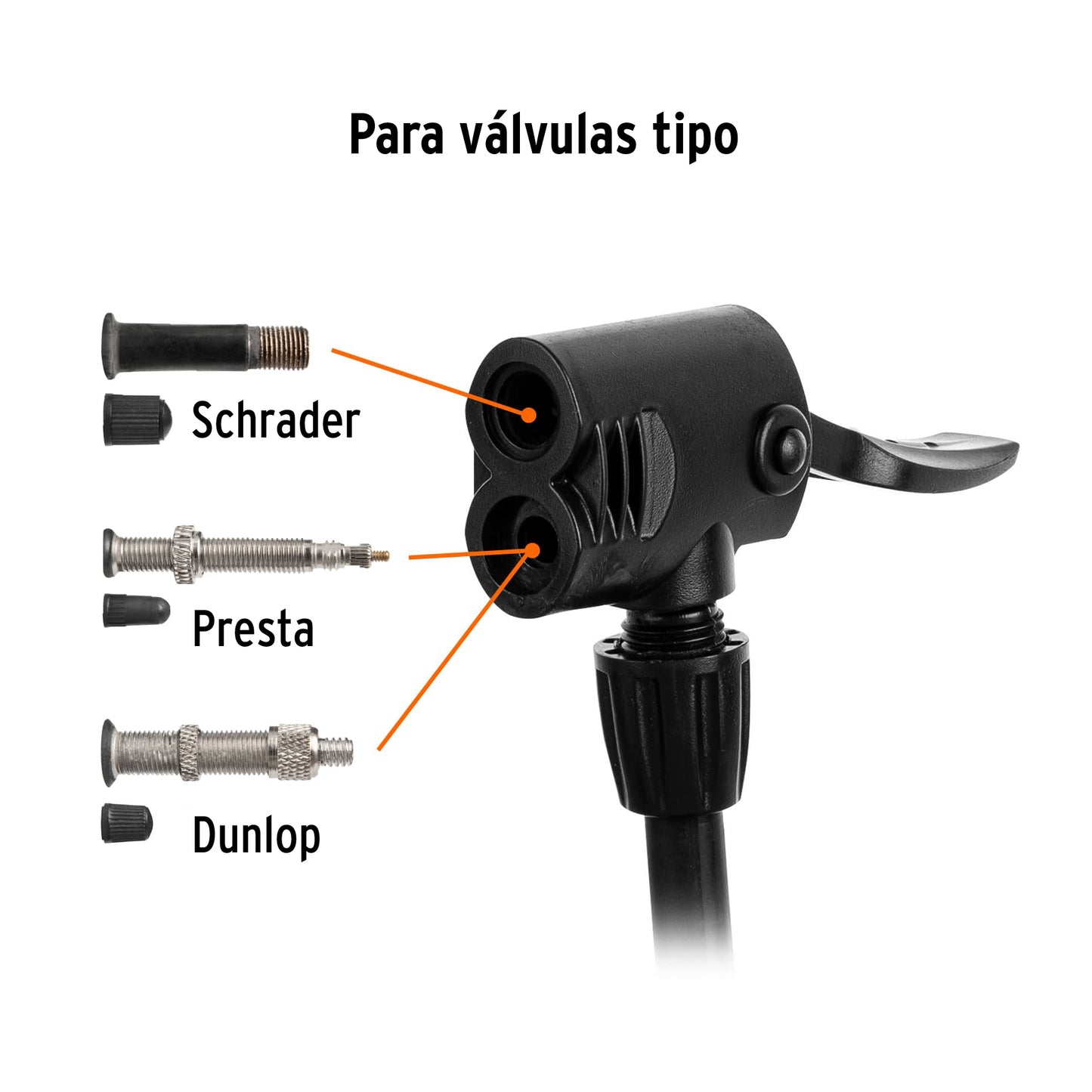 Bomba de pedal 60 PSI, TRUPER 101667