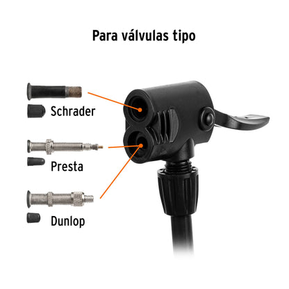 Bomba de pedal 60 PSI, TRUPER 101667