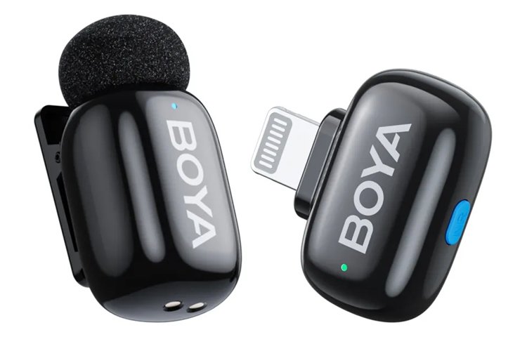 MICRÓFONO INALÁMBRICO BOYA MINI-15 2-PERSONAS 2,4GHz 100m USB-C/LIGHTNING