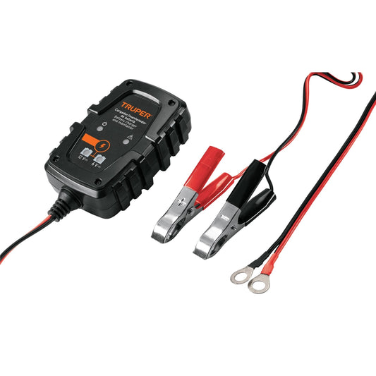 Cargador de 1Ah para Baterías de 6 y 12V Truper 101610