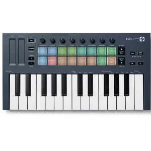 Teclado novation  midi 25 miniteclas con 16 pads e integración prefecta con FL Studio Ref: FLKEY