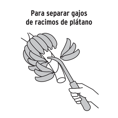 Cuchillo bananero de acero inoxidable Ref:CUBA-5  Serie 102941