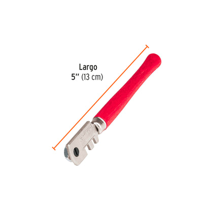 Cortador de vidrio 5" con 6 cuchillas, TRUPER 12954