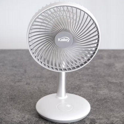 Ventilador de Mesa KALLEY K-VM6B Recargable Blanco