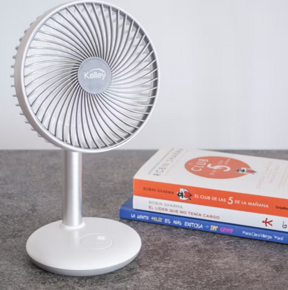 Ventilador de Mesa KALLEY K-VM6B Recargable Blanco