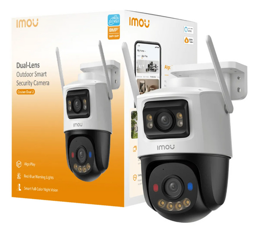 Cámara Imou Cruiser Ipc-s7exn-8m0wed 8mp Color Negro