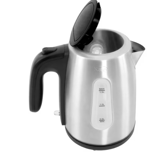 Hervidor de agua Acero KALLEY K-HA1502 1.5 Litros Plateado