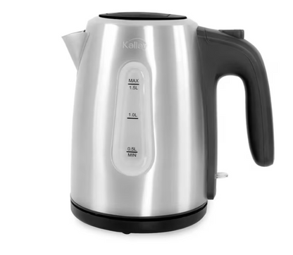 Hervidor de agua Acero KALLEY K-HA1502 1.5 Litros Plateado
