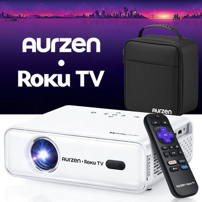 RoKu TV  Video proyector y roku 1080P HDMI Aurzen Roku Ref: EAZZE D1R