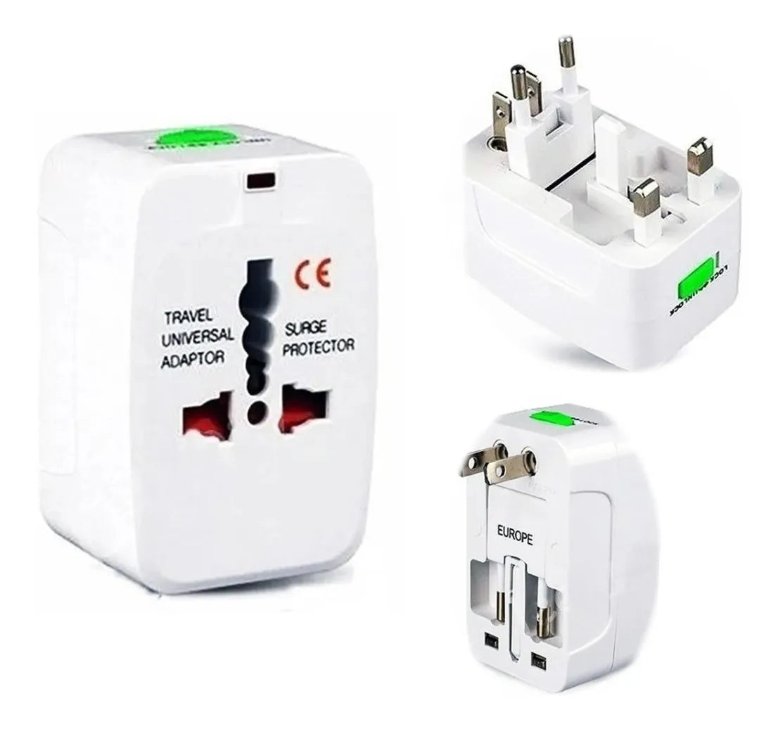 Adaptador De Corriente Universal Kit Viajero