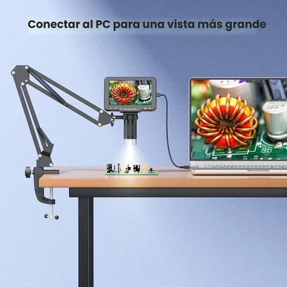 Microscopio digital Flex 1000X, microscopio para soldadura, cámara HD 1920P de ultra precisión, sensor para reparaciones, monedas y joyería.