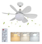 Mini Ventilador De Techo Silencioso De 20 W Con Luz Y Mando