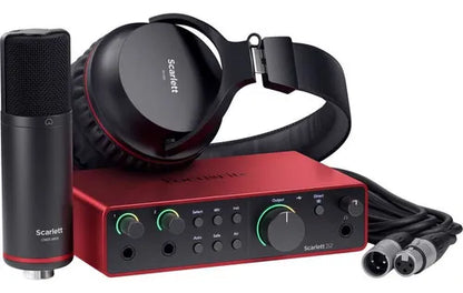 Focusrite Scarlett 2i2 Studio Interfaz de audio USB-C 4th gen kit studio