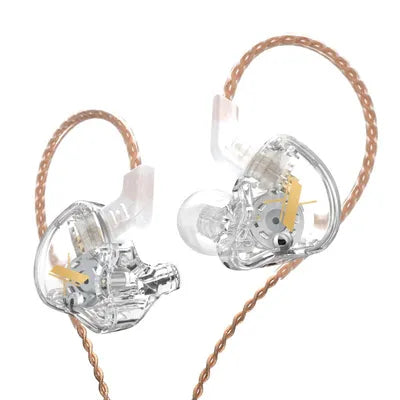 Audifonos KZ transparentes  con micrófono Bass monitor Earbuds Ref: KZ-EDX