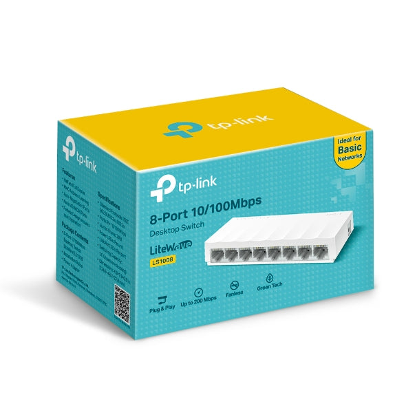 Switch de red 8 puertos LS1008 TP-LINK