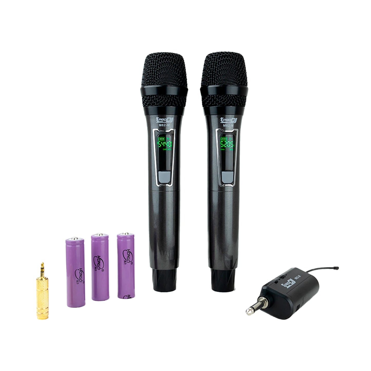Micrófono M62-M PRO DJ inalámbrico doble