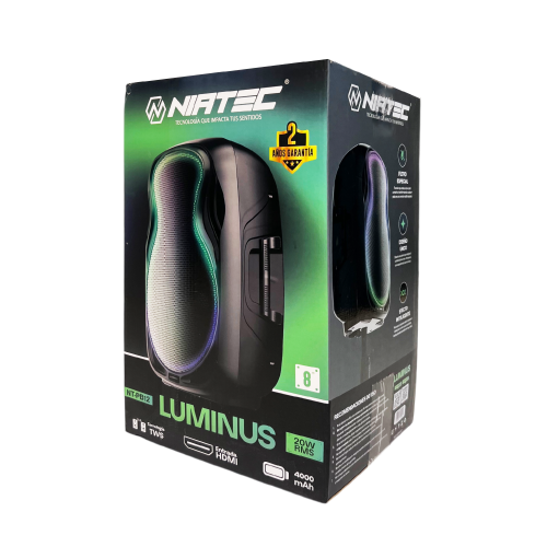 Cabina de sonido 8'' 20w LUMINUS NT-PB12