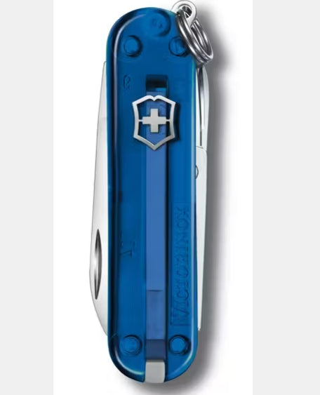 Navaja Victorinox Classic SD Indigo transparente Ref: 0.6223.T2G