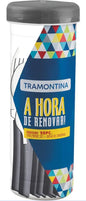 Cubiertos Tramintina juego de 20 piezas gris Brisa Grafite Ref. 23198/657