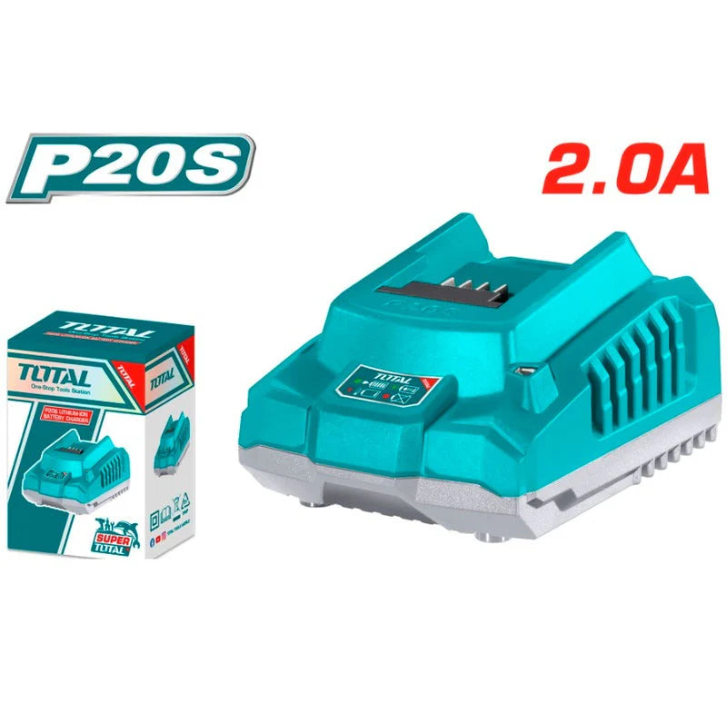 CARGADOR DE BATERIA 20V / CARGA RAPIDA (TOTAL) UTFCLI2001