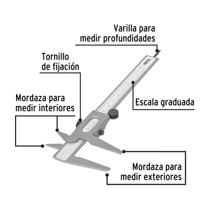 Pie De Rey, Calibrador Vernier Caliper Pretul 5 /127mm