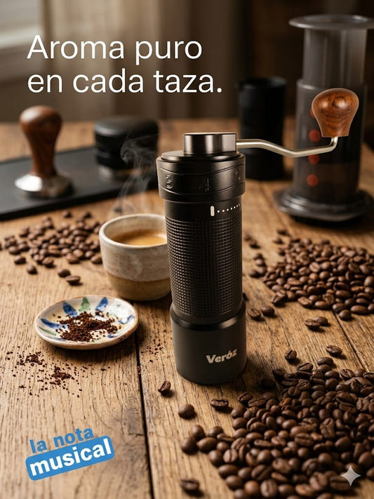 Molino manual de cafe con ajuste externo