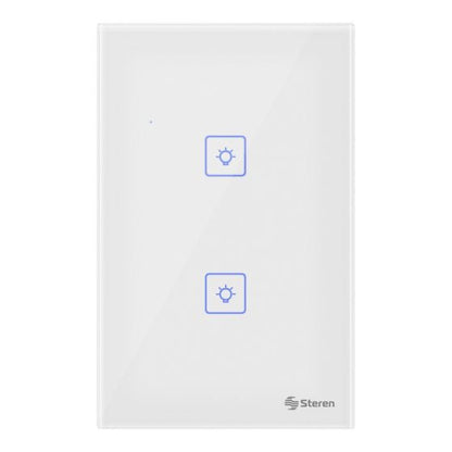 Apagador Wi-Fi* touch doble SHOME-110