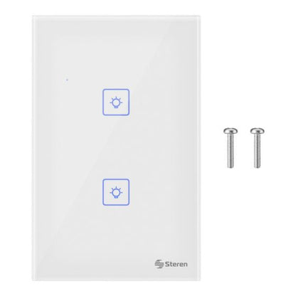 Apagador Wi-Fi* touch doble SHOME-110