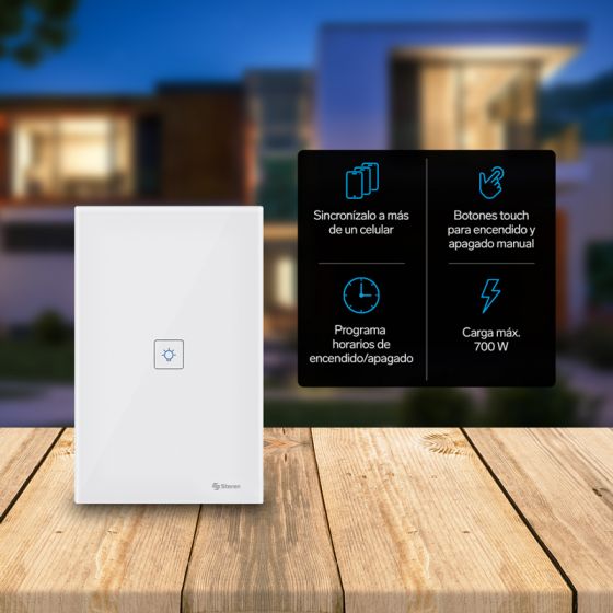 Apagador Wi-Fi touch SHOME-111