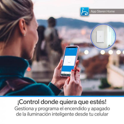 Apagador Wi-Fi touch SHOME-111