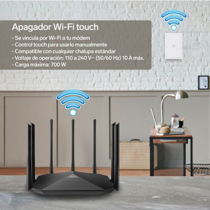 Apagador Wi-Fi touch SHOME-111