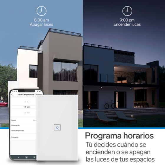 Apagador Wi-Fi touch SHOME-111