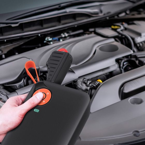 Arrancador para carro, inflador de llantas, power bank y linterna LED PB-CAR80 Steren